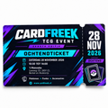 Ochtendticket Cardfreek TCG Event 10:30 tot 14:00 uur
