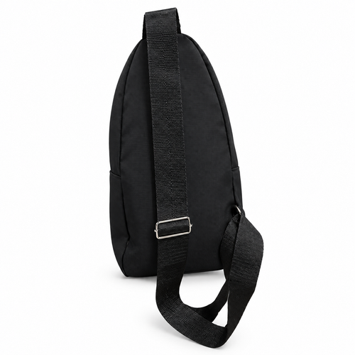 Cardfreek crossbody tas zwart met meerdere ritsvakken